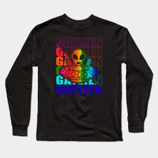 Gender Lesbian, Gay, Trans, Queer Rainbow Long Sleeve T-Shirt